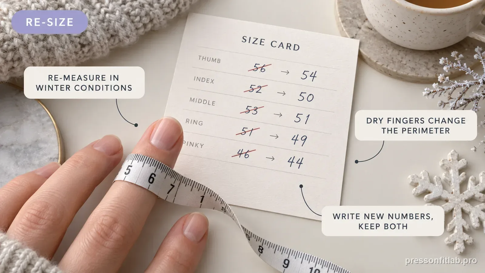 Step detail illustration: Re-size instead of trusting summer numbers.