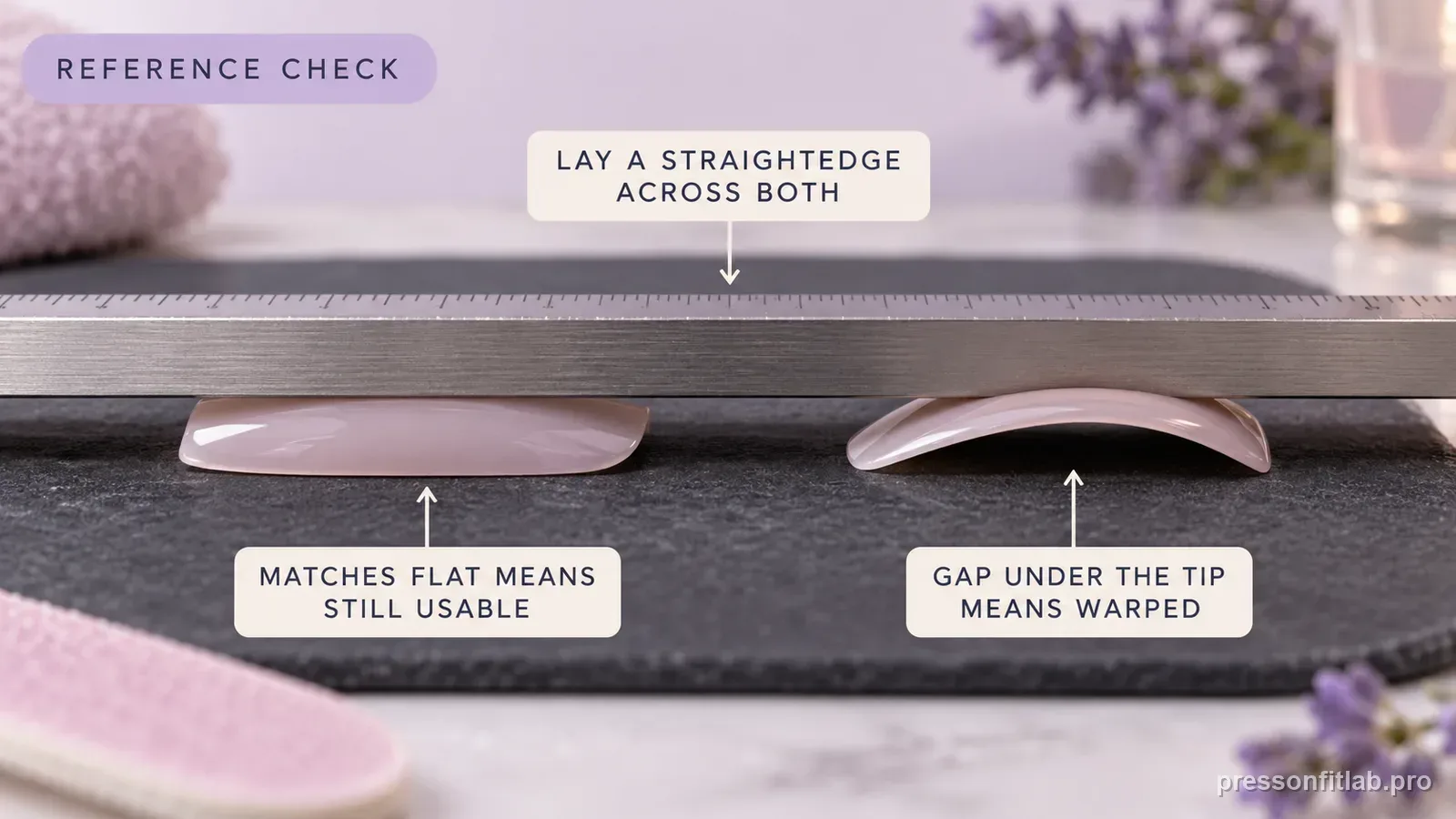 Step detail illustration: Compare against a known-good reference.